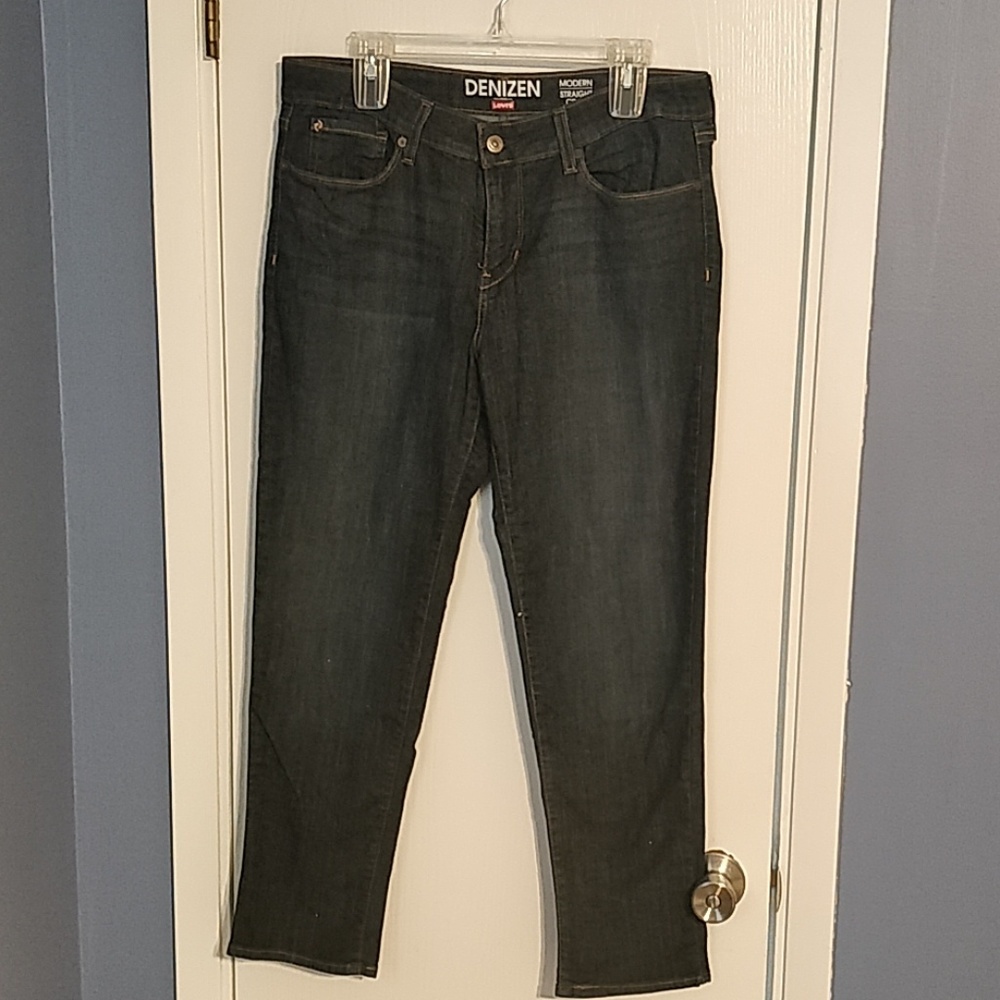 Levi's Denizen straight leg jean crop